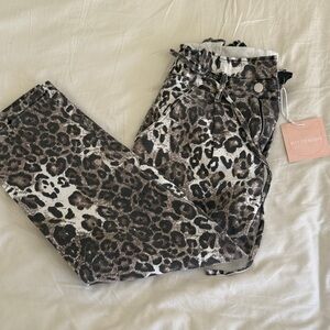 Kittenish Wild Leopard Print Pants